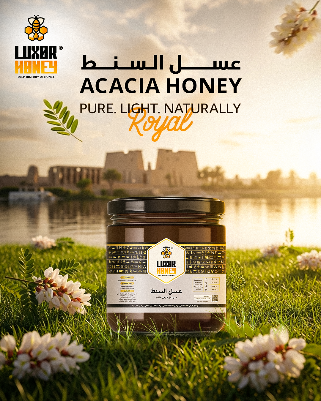 100% Natural Acacia Honey