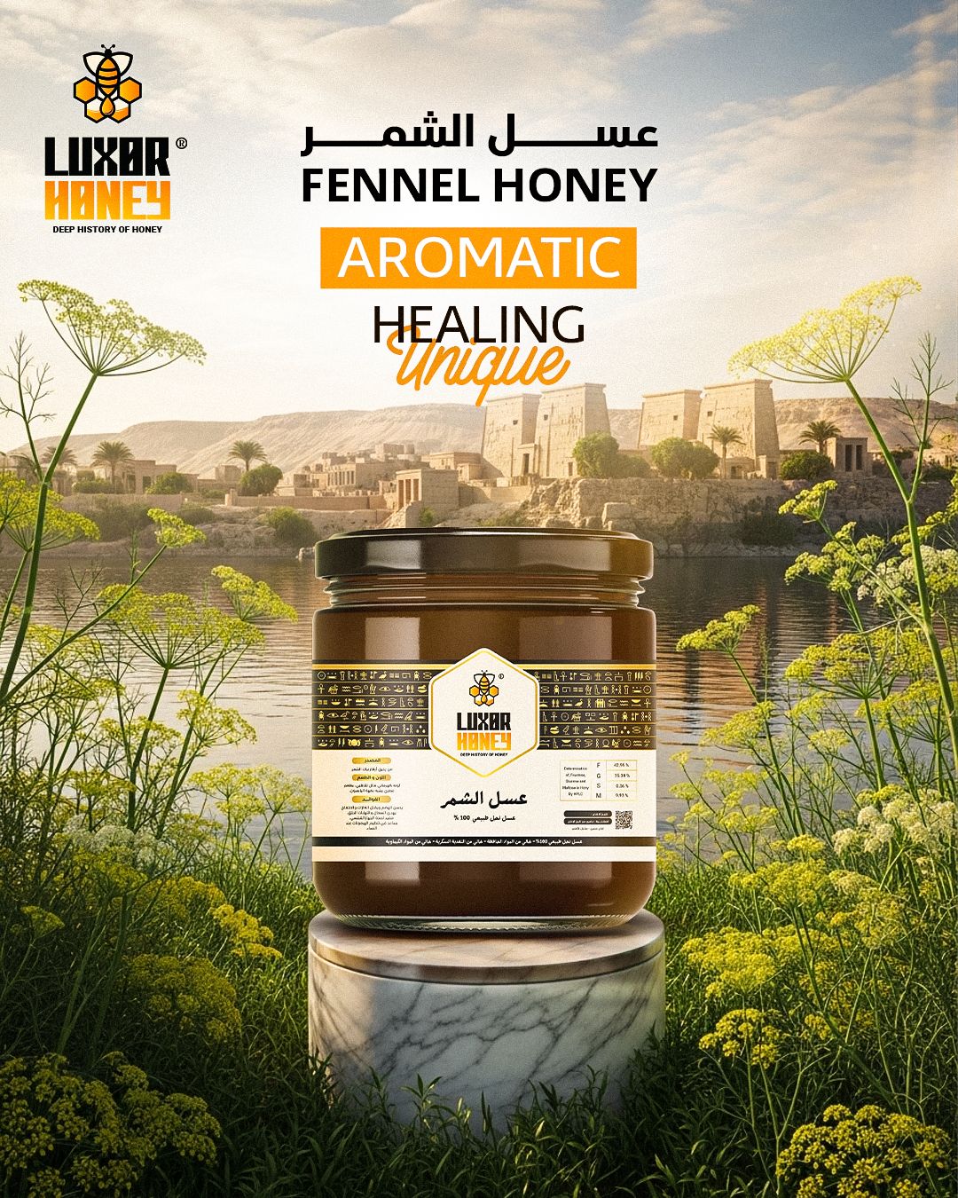 Fennel Honey 100% Natural